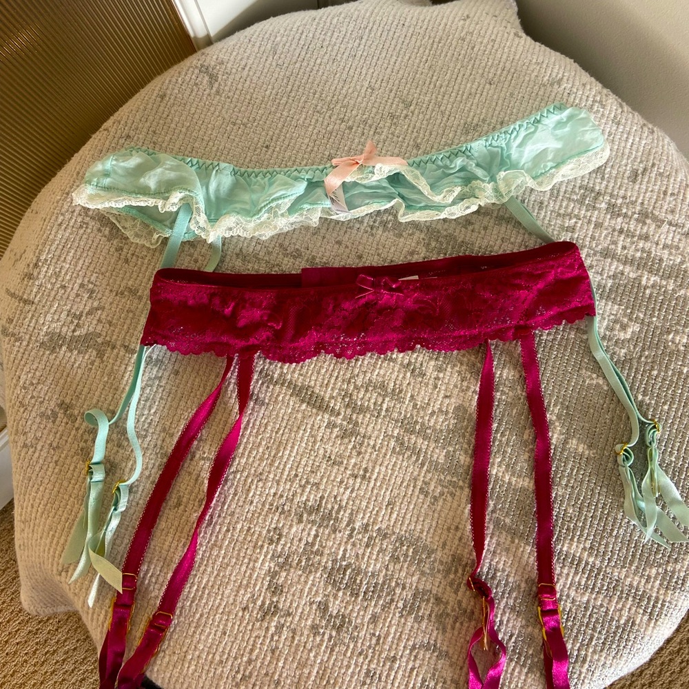 2 new never used garter belts. Both tags removed, washed, hung to dry.